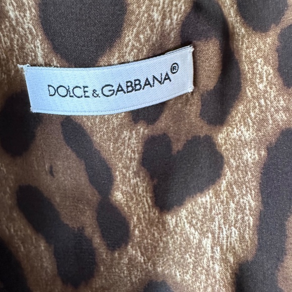 Dolce&Gabbana kids suit vest wool blend leopard print size 8 NWT - Picture 8 of 14